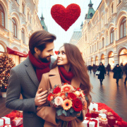 День влюбленных: как эффектно подарить цветы 14 февраля, в День Св. Валентина