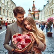 Букеты с доставкой со скидкой ко Дню Влюбленных