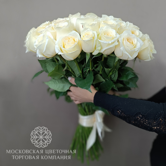 Букет Мечты, 51 роза Кэндллайт