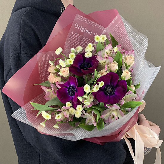 Букет цветов "Merci"