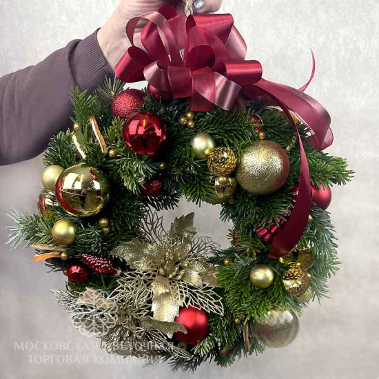 Венок новогодний "Сhristmas"