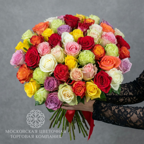 Букет Фламандская легенда, 51 премиум роза