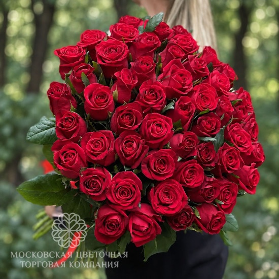 Букет из 51 красной розы, Россия