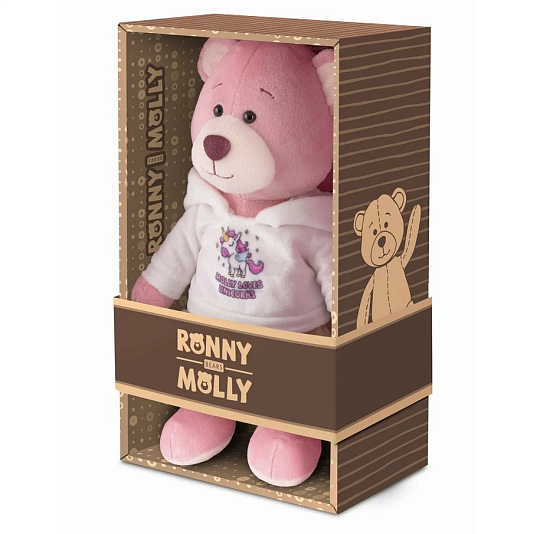 Мягкая игрушка Ronny&Molly, Мишка Молли в Худи