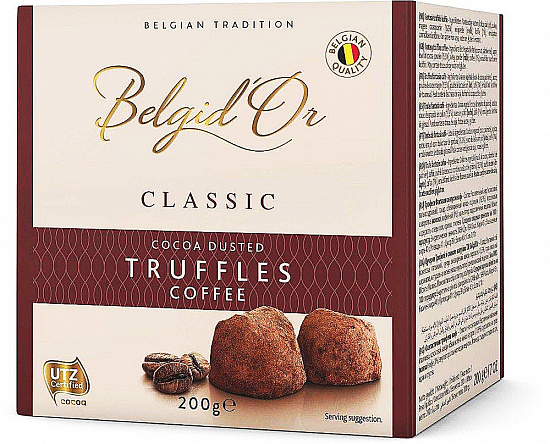 Конфеты трюфели шоколадные Belgid'Or, 200 гр