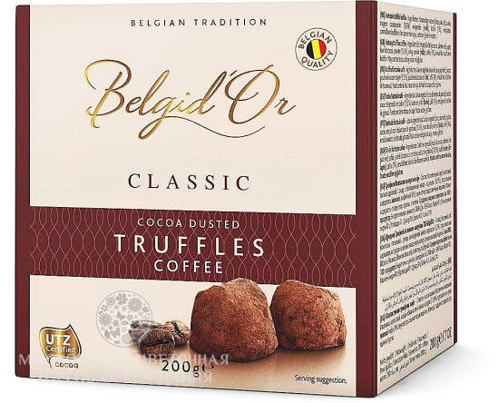 Конфеты трюфели шоколадные Belgid'Or, 200 гр