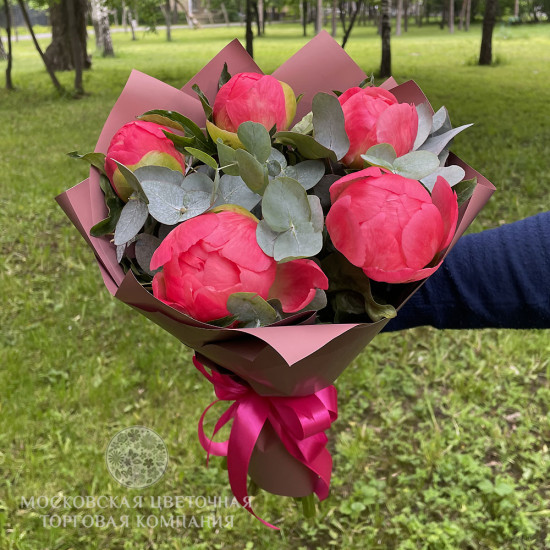 Букет из пионов Свидание в Вероне