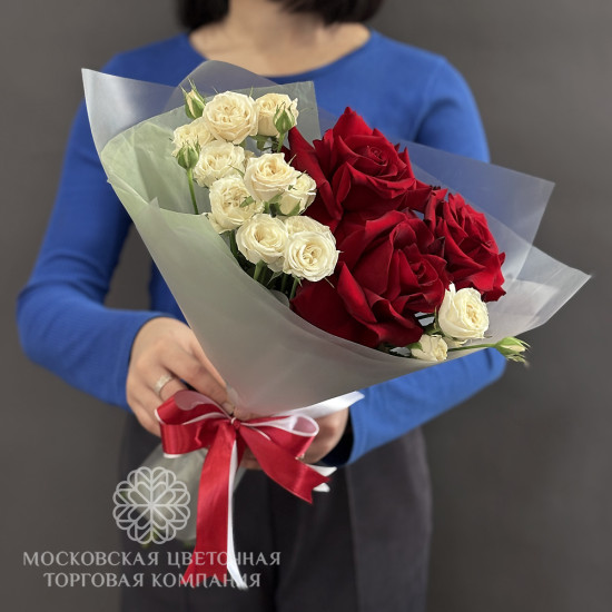 Букет с французскими розами "Flower Lover"