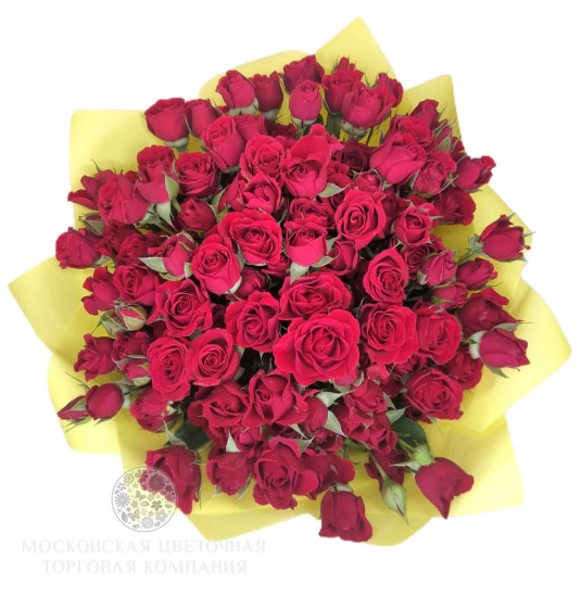 Букет 15 кустовых роз Мирабель