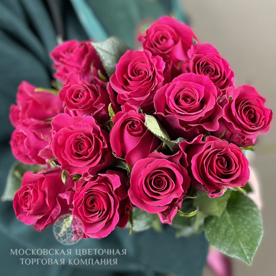Букет 15 премиальных роз Готча