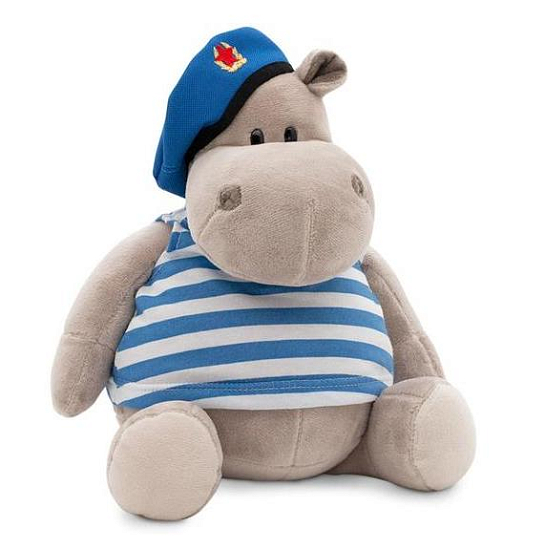 Игрушка Бегемот ВДВшник, 30 см
