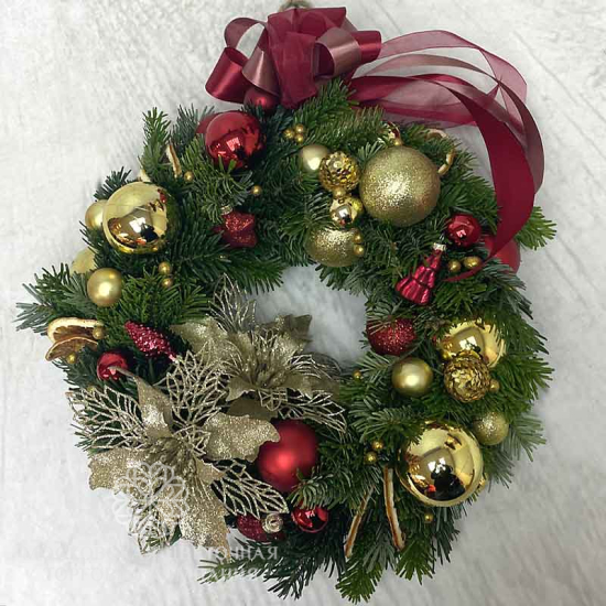 Венок новогодний "Сhristmas"