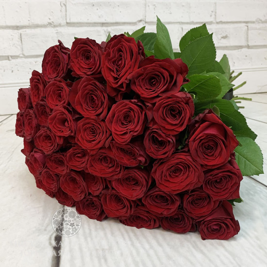 Букет 40 красных роз