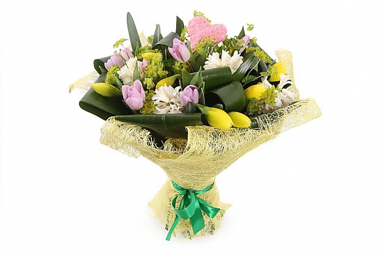 Букет цветов "Любовное послание"