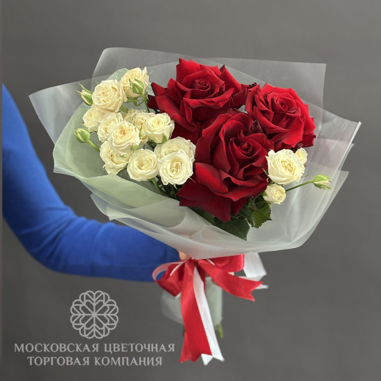 Букет с французскими розами "Flower Lover"