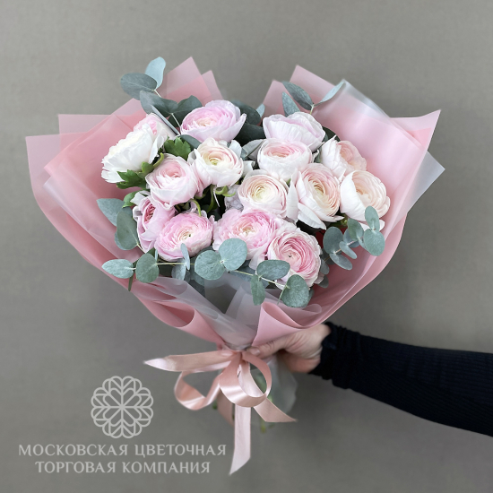 Букет с ранункулюсами Любимая Сказка