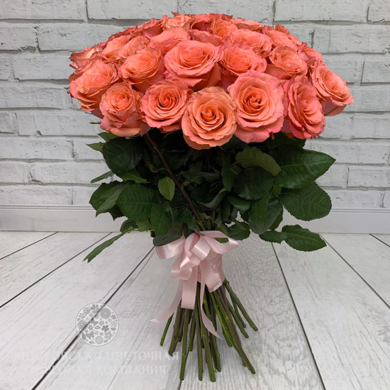 Букет 35 премиальных роз Амстердам
