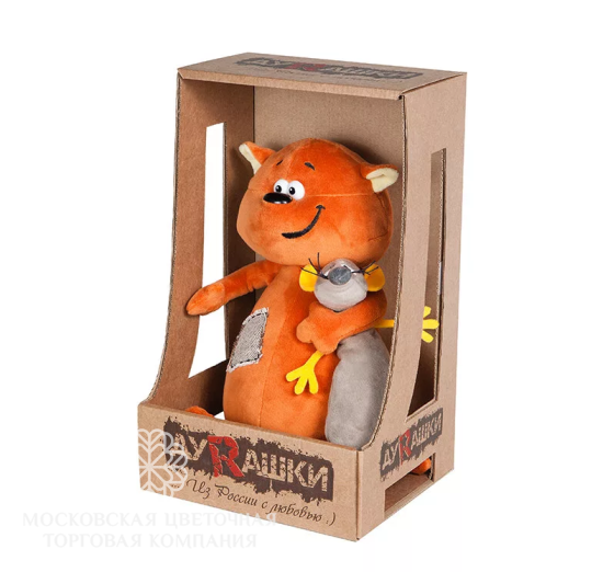 Мягкая игрушка ДуRашки Котэ и Мышка