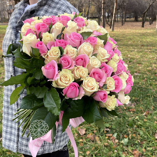 Букет Восхищение, 101 роза
