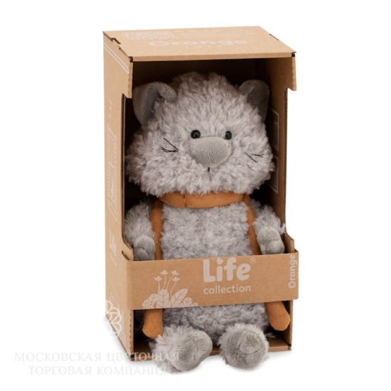 Кот Обормот с сосисками, 25 см