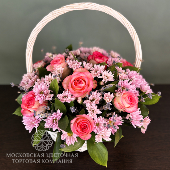 Букет Дороти в корзинке