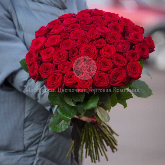 Букет из 51 красной розы