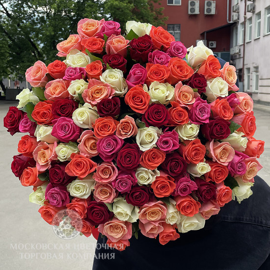 Букет Ягодный Микс, 101 роза, Россия