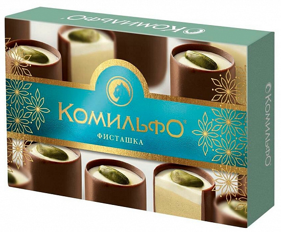 Конфеты шоколадные Комильфо "Фисташка", 116 г