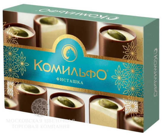 Конфеты шоколадные Комильфо "Фисташка", 116 г