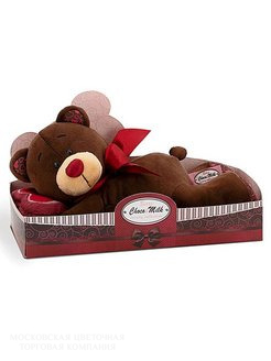 Игрушка Мишка Choco-лежебока, 30 см
