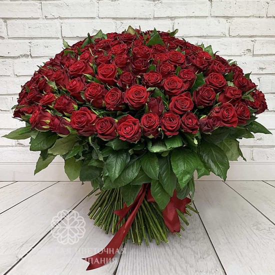 Букет из 201 красной розы