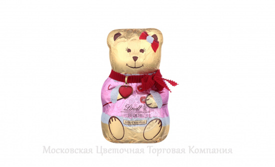 Шоколадный медвежонок-девочка Lindt, 100 гр