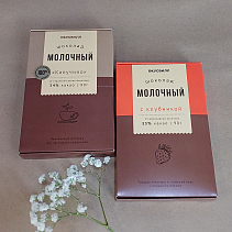 Набор шоколада ДУЭТ, Вкусвилл, капуччино + фрукты, 2*90гр