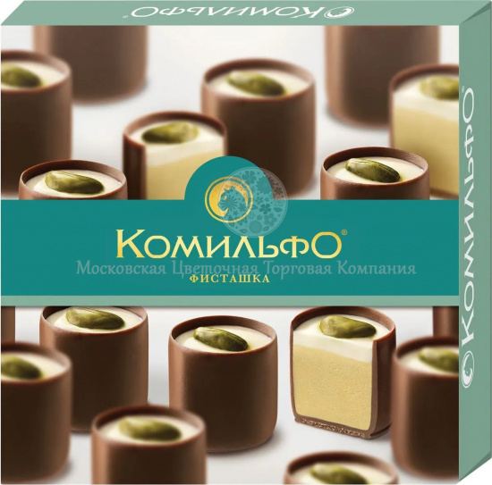 Конфеты шоколадные Комильфо "Фисташка", 232 г