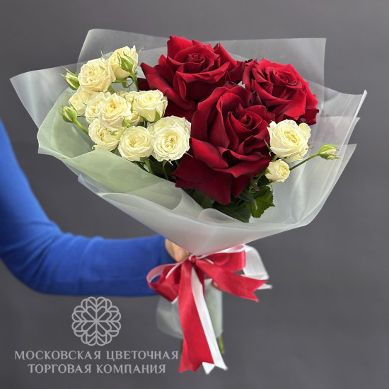 Букет с французскими розами "Flower Lover"