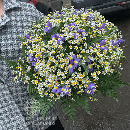Букет с ромашками Праздник весны