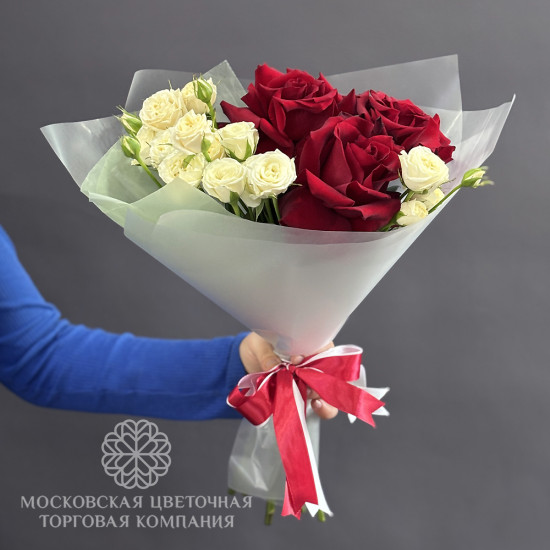 Букет с французскими розами "Flower Lover"