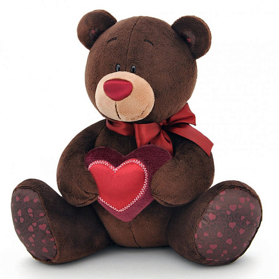 Мишка Choco с сердцем, 70 см